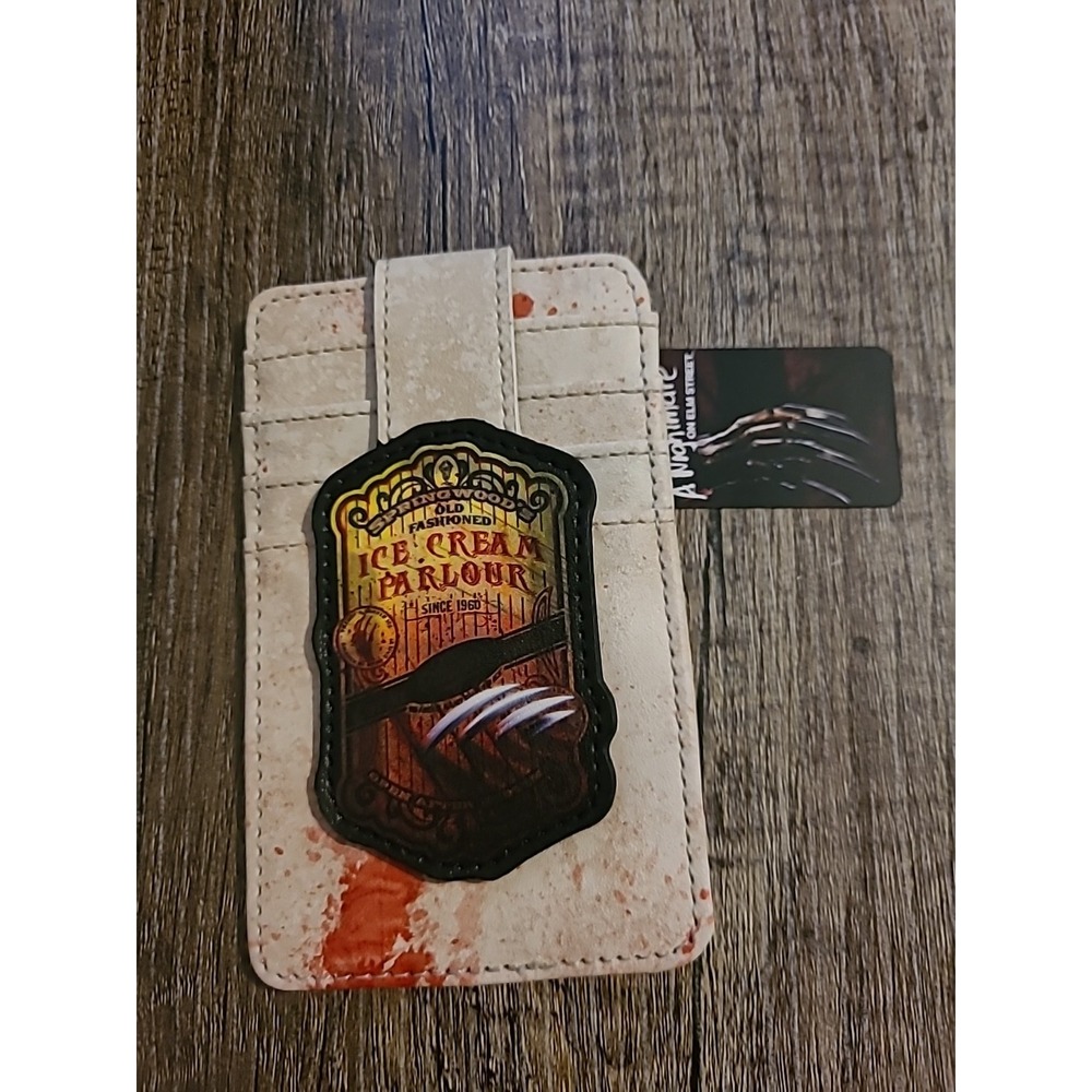 NWT Buckle Down Cardholder - Nightmare On Elm St -Springwood's Ice Cream Parlour